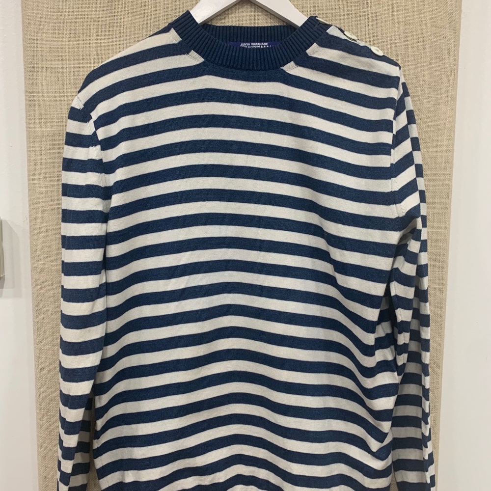 Rare indigo dyed shoulder button junya - Picture 5 of 14